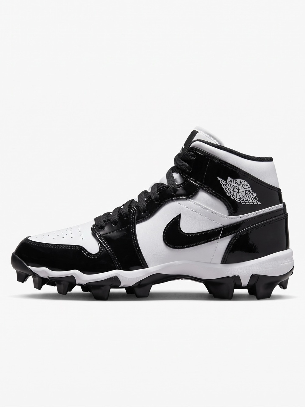 Jordan 1 Mid Little/Big Kids’ Cleats – Size 1Y
White/Black